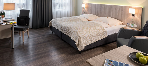 Hotelzimmer des AINO Aparthotels in München